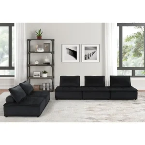 5-Piece Sofa and Loveseat Set.