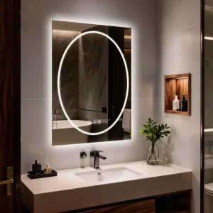 LED Lighted Bathroom Mirror.