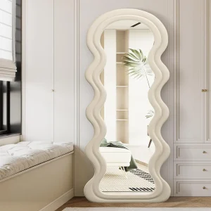 63" x 24"  Full Length Irregular Wavy Mirror.