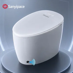 One-piece Smart Toilet and Bidet 1000Map 1.2GPF Auto Dual Flushing Emergency Flush, Warm Water Clean.