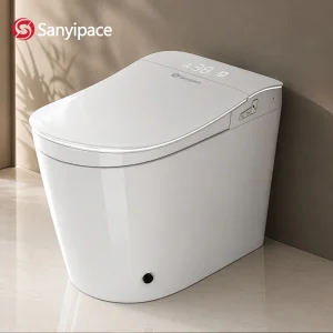 Smart Toilet and Bidet. ADA Comfort Height Auto Flush Warm Water Heated Seat Toilet.